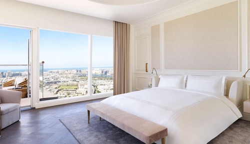Suite presidencial, varias camas, terraza