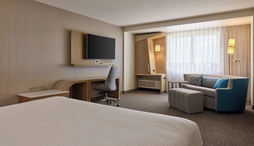 Habitación, 1 cama de matrimonio grande con sofá cama