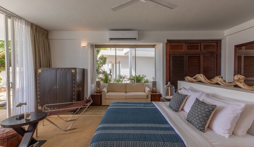 Habitación de lujo, 1 cama de matrimonio grande, no fumadores, vistas al mar