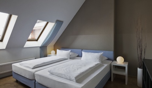 Habitación superior con 1 cama doble o 2 individuales, varias camas, no fumadores, cocina básica