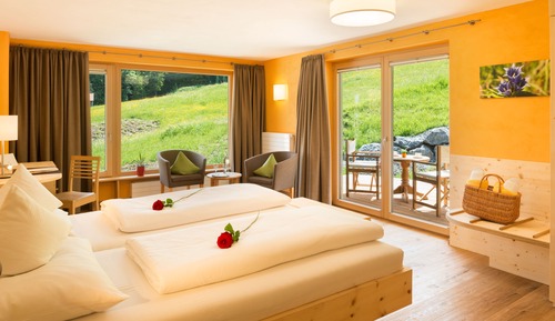 Habitación junior, bañera, vistas a la montaña