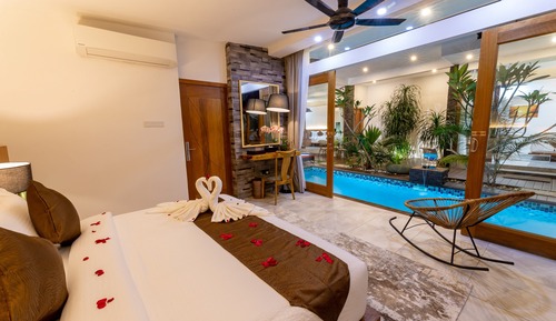 Villa exclusiva, 3 habitaciones, piscina privada, vistas a la piscina