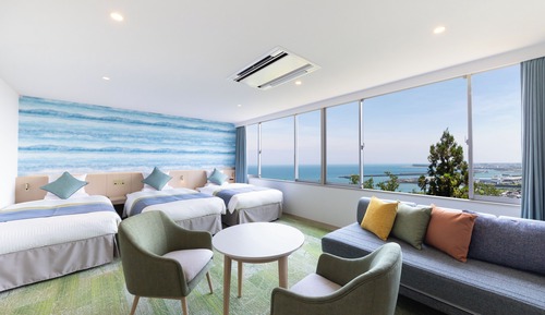 Habitación Deluxe, no fumadores, vistas al mar (Family, With private bathroom)