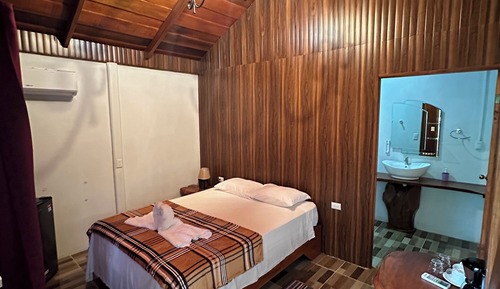Cabaña de luna de miel, 1 cama de matrimonio, vistas al jardín