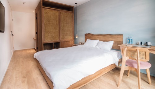 Habitación ejecutiva doble, 1 cama de matrimonio, balcón