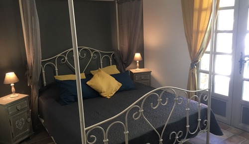 Habitación romántica doble, baño privado