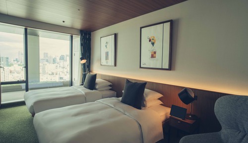 Habitación Deluxe con 2 camas individuales, no fumadores, vistas a la ciudad