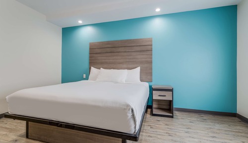 Suite, 1 cama de matrimonio grande, accesible para personas con discapacidad, cocina básica