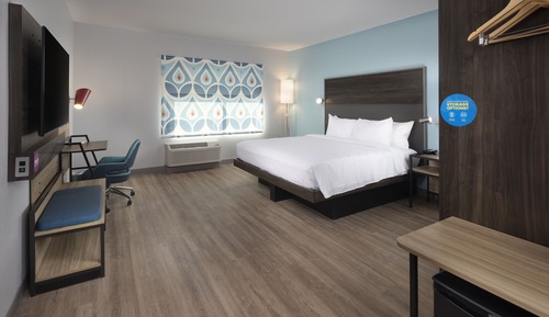 Habitación, 1 cama de matrimonio grande, accesible para personas con discapacidad, bañera