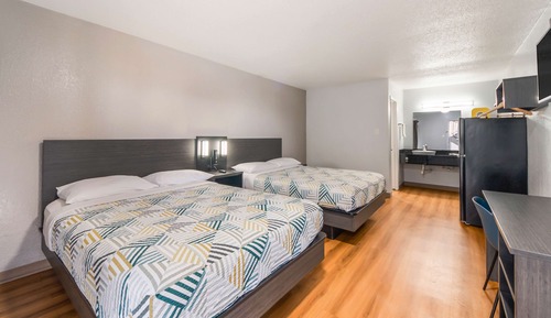 Habitación estándar, 2 camas de matrimonio, no fumadores, cocina básica