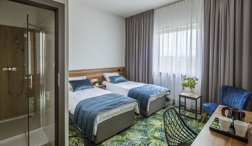 Habitación con 2 camas individuales