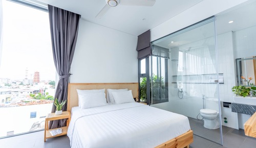 Habitación doble superior, vistas al jardín