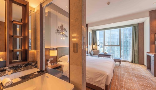 Habitación Club, 1 cama de matrimonio grande, vistas a la ciudad