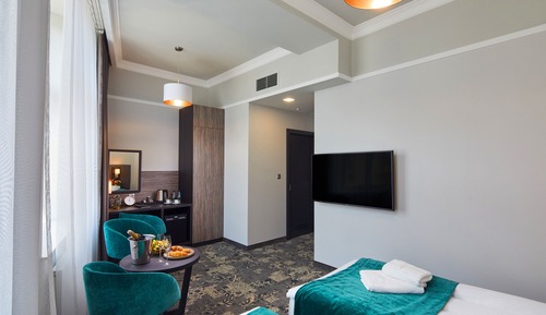 Habitación estándar con 1 cama doble o 2 individuales