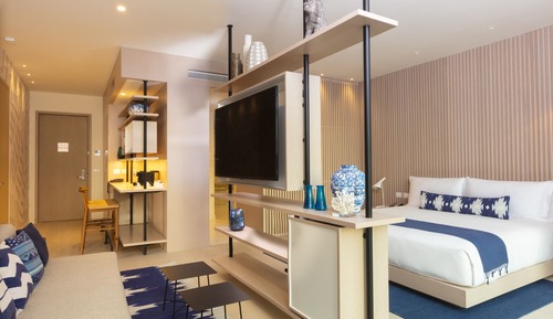 Habitación doble superior, 2 camas dobles