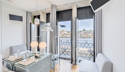 Habitación superior, vistas al río