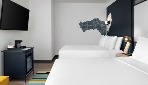 aloft, Habitación estándar, 2 camas de matrimonio