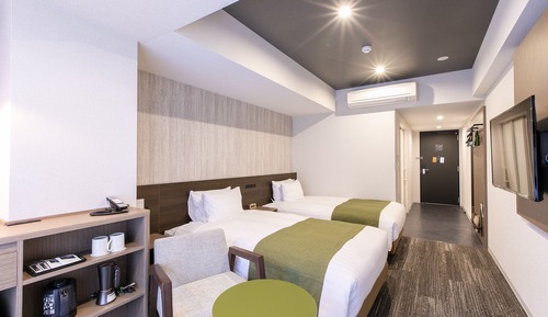 Habitación con 2 camas individuales, accesible para personas con discapacidad, no fumadores