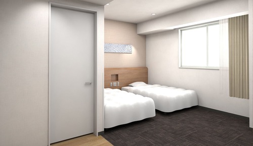 Habitación básica con 2 camas individuales, no fumadores