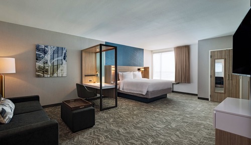Suite, 1 cama de matrimonio grande con sofá cama, no fumadores (Mobility Accessible, Tub)
