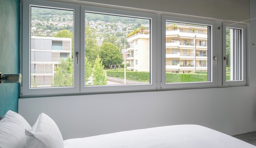 Habitación individual, vistas a la montaña