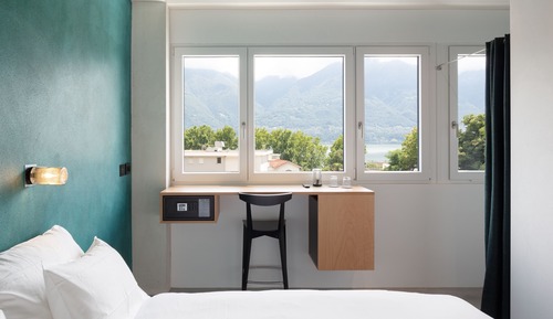 Habitación individual, vistas al lago