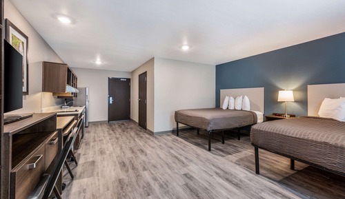 Habitación, 2 camas de matrimonio, accesible para personas con discapacidad, no fumadores