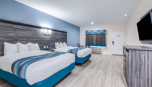 Habitación, 2 camas de matrimonio, accesible para personas con discapacidad, no fumadores