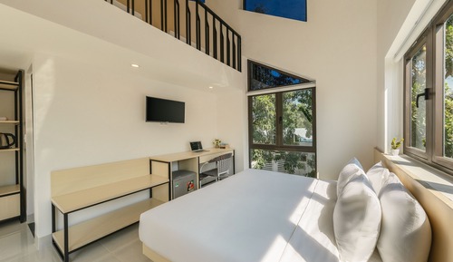 Habitación familiar, varias camas, baño privado