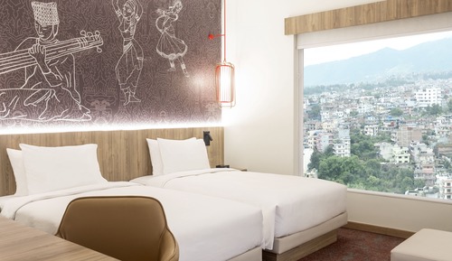 Habitación (2 Twin Beds with Sofa Bed, High Floor)