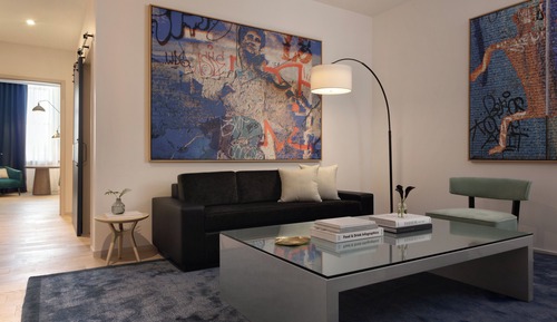 Suite, 2 camas de matrimonio, accesible para personas con discapacidad (Historic Sydney)