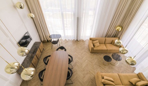 Suite presidencial, balcón