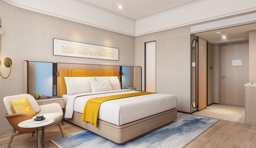 Habitación ejecutiva, 1 cama de matrimonio grande, accesible en silla de ruedas