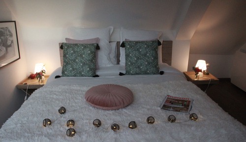 Habitación con 1 cama doble o 2 individuales, baño privado (Madeleine De Souvré)