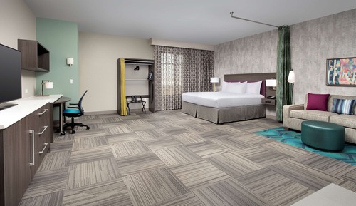 Estudio, 1 cama de matrimonio grande, accesible para personas con discapacidad, bañera