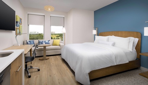 Estudio, 1 cama de matrimonio grande