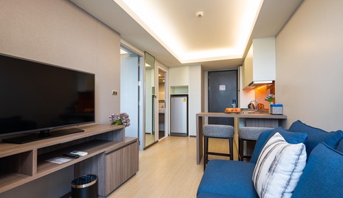 Apartamento, 1 habitación, vistas al jardín