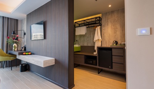 Habitación Grand con 2 camas individuales, vistas al jardín (Deluxe)