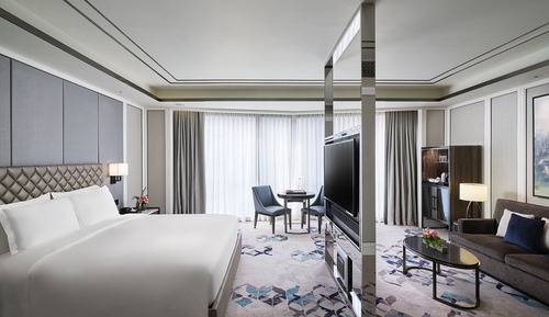 Habitación Deluxe doble, 1 cama de matrimonio grande, accesible para personas con discapacidad