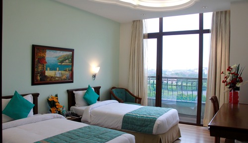Habitación estándar, 2 camas individuales, vistas a la ciudad (Deluxe Twin)