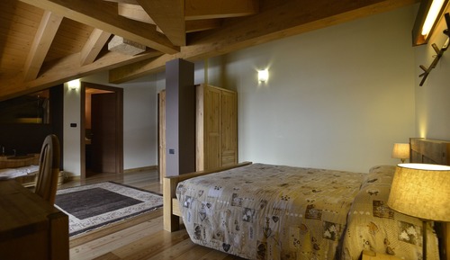 Suite estudio junior, en la zona del jardín