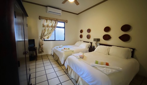 Habitación básica doble, 2 camas de matrimonio