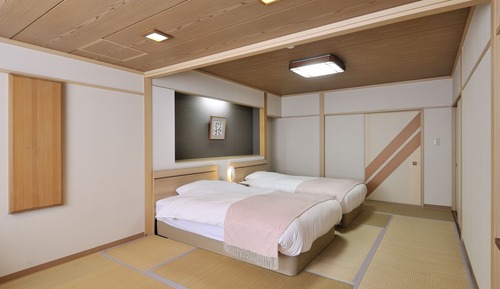 Habitación con 2 camas individuales, no fumadores (Japanese Western Style)