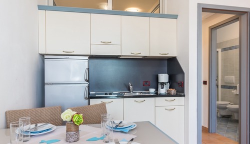 Apartamento, 1 habitación, balcón, vistas al mar