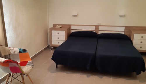 Habitación con 1 cama doble o 2 individuales