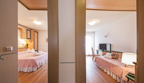 Camera familiare con vista