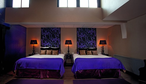 Habitación familiar, 1 habitación, no fumadores, vistas al jardín