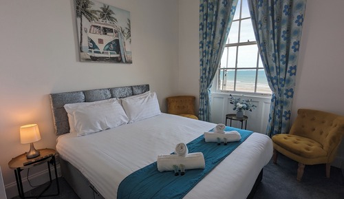 Habitación doble, vistas a la playa, frente a la playa