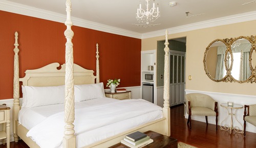 Habitación de lujo, 1 cama de matrimonio grande, chimenea