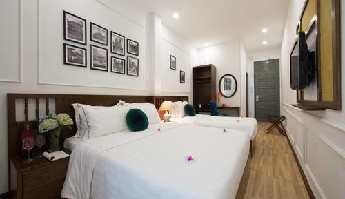 Habitación familiar, vistas a la ciudad